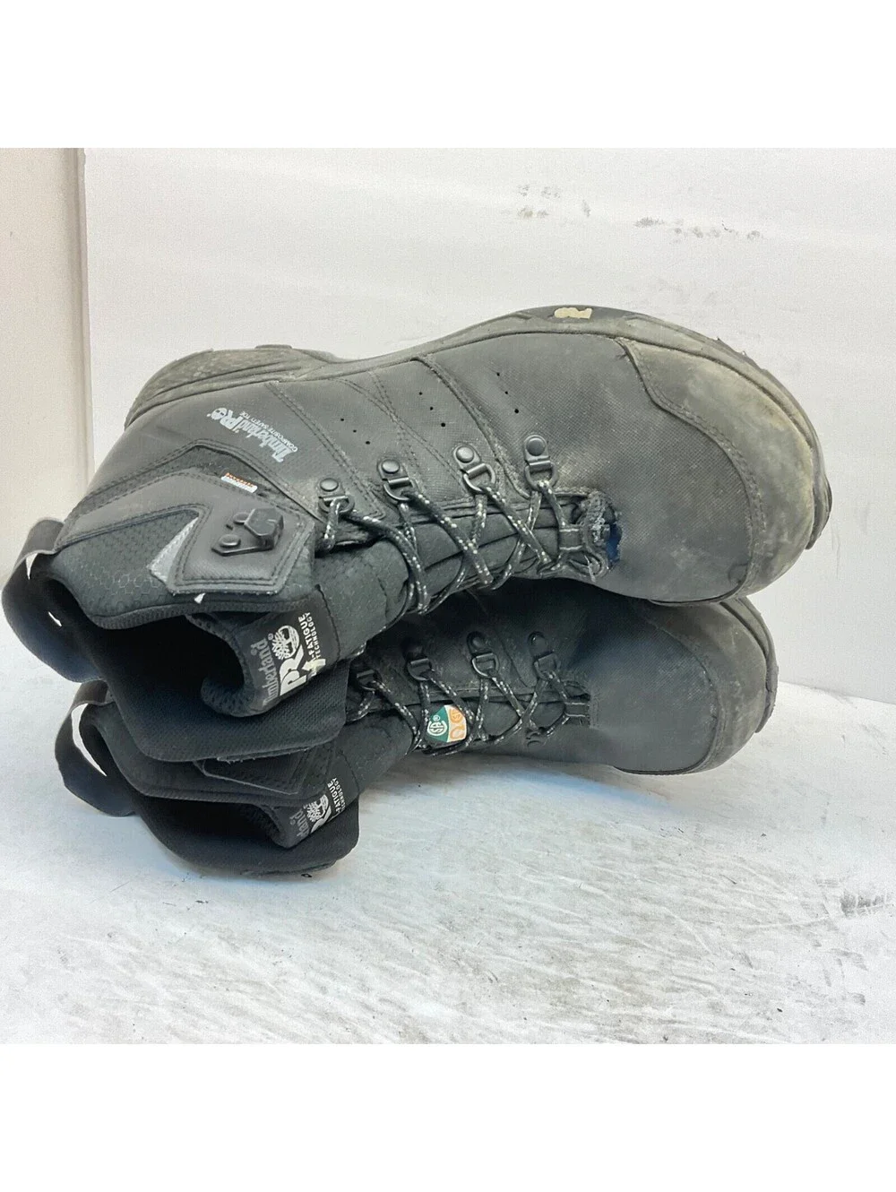 Timberland PRO Men's A2CB8 Switchback Waterproof Composite Toe Boots Black 10W